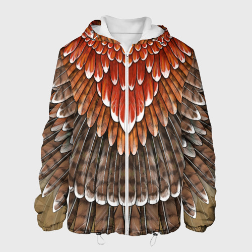 Мужская куртка 3D оперение:  орел (2), цвет 3D печать