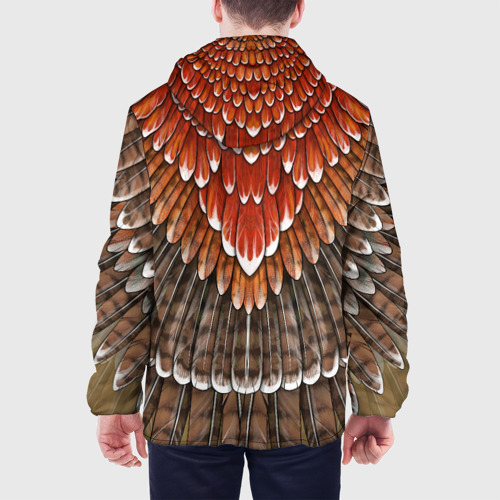 Мужская куртка 3D оперение:  орел (2), цвет 3D печать - фото 5