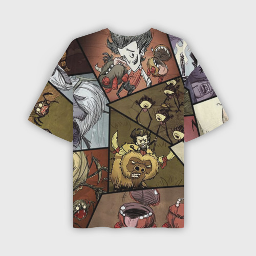 Мужская футболка oversize 3D Dont Starve, цвет 3D печать - фото 2