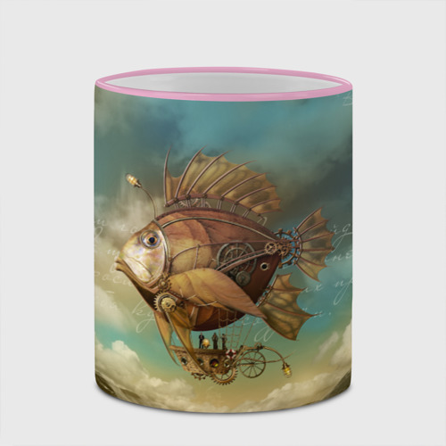 Кружка с полной запечаткой Рыба-дирижабль, цвет Кант розовый - фото 4