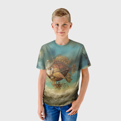 Детская футболка 3D Рыба-дирижабль - фото 2