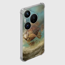 Чехол для Huawei Pura 70 Рыба-дирижабль - фото 2