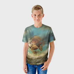 Детская футболка 3D Рыба-дирижабль - фото 2