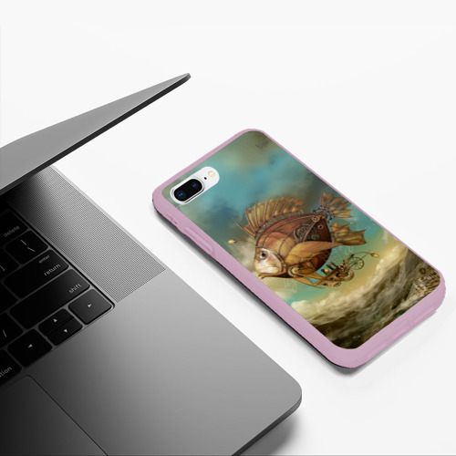 Чехол для iPhone 7Plus/8 Plus матовый Рыба-дирижабль - фото 5