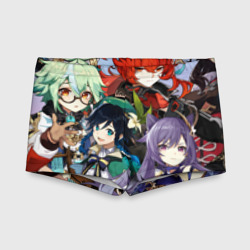 Детские купальные плавки 3D Персонажи Genshin Impact