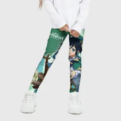 Детские леггинсы 3D Genshin Impact  - фото 2