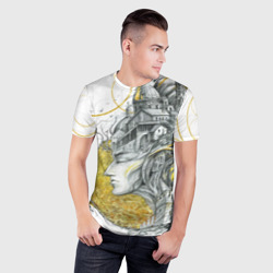Мужская футболка 3D Slim Мечты города - фото 2