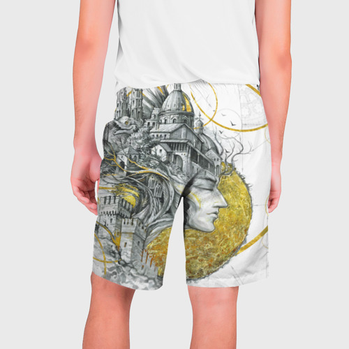 Мужские шорты 3D Мечты города, цвет 3D печать - фото 2