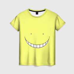 Женская футболка 3D Коро сенсей школа убийц