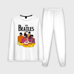 Мужская пижама с лонгсливом хлопок The Beatles