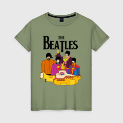 Женская футболка хлопок The Beatles