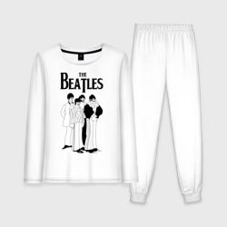 Женская пижама с лонгсливом хлопок The Beatles