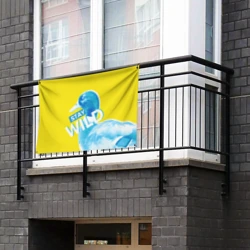 Флаг-баннер Оставайся диким - селезень - фото 2