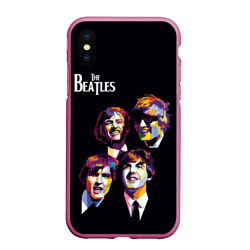 Чехол для iPhone XS Max матовый The Beatles