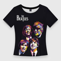 Женская футболка 3D Slim The Beatles