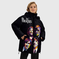 Женская зимняя куртка Oversize The Beatles - фото 2