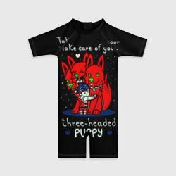 Детский купальный костюм 3D Hades Загрей и милый цербер