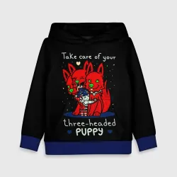 Детская толстовка 3D Hades Загрей и милый цербер