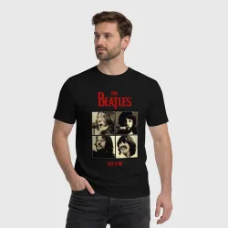 Мужская футболка хлопок The Beatles LET IT BE - фото 2
