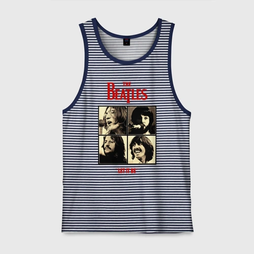 Мужская майка хлопок The Beatles LET IT BE