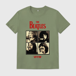Мужская футболка хлопок The Beatles LET IT BE
