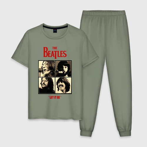 Мужская пижама хлопок The Beatles LET IT BE