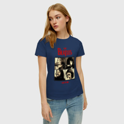 Женская футболка хлопок The Beatles LET IT BE - фото 2