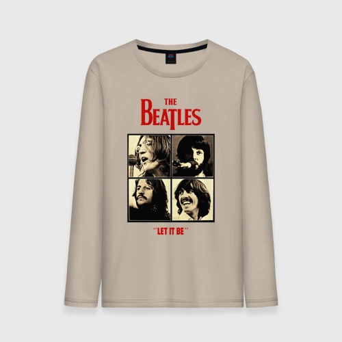 Мужской лонгслив хлопок The Beatles LET IT BE