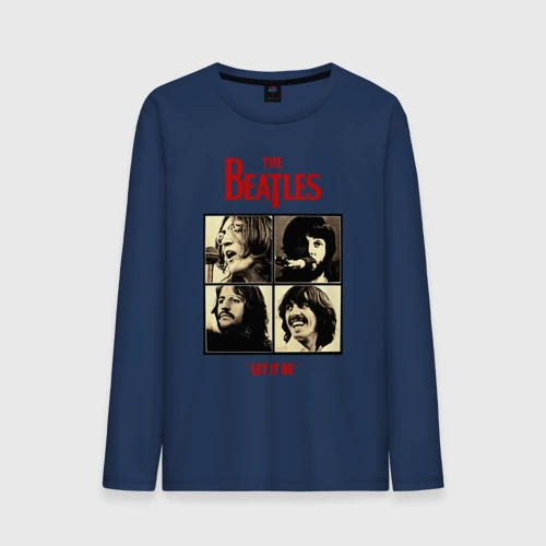 Мужской лонгслив хлопок The Beatles LET IT BE