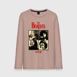 Мужской лонгслив хлопок The Beatles LET IT BE