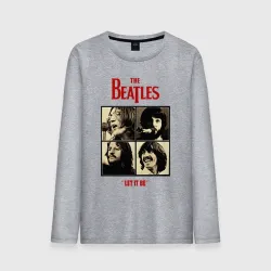 Мужской лонгслив хлопок The Beatles LET IT BE