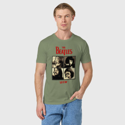 Мужская футболка хлопок The Beatles LET IT BE - фото 2