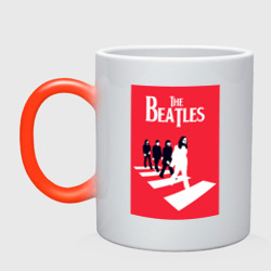 Кружка хамелеон The Beatles
