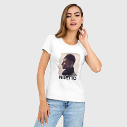 Женская футболка хлопок Slim Niletto - фото 2