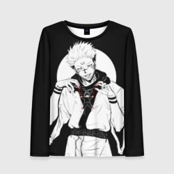 Женский лонгслив 3D Сукуна