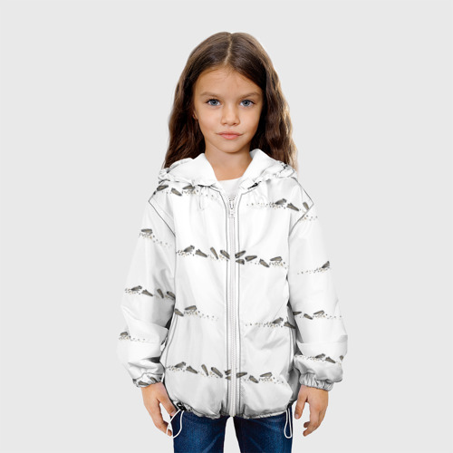 Детская куртка 3D Семечки, цвет белый - фото 4
