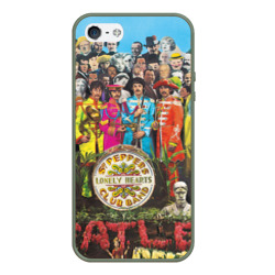 Чехол для iPhone 5/5S матовый The Beatles