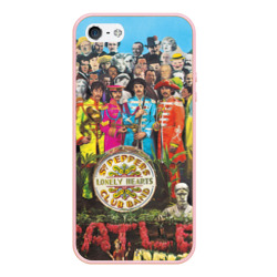 Чехол для iPhone 5/5S матовый The Beatles