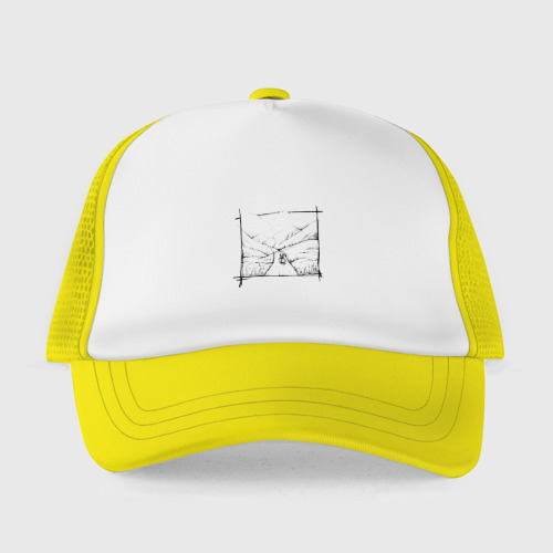 Детская кепка тракер Дорога, цвет желтый - фото 2