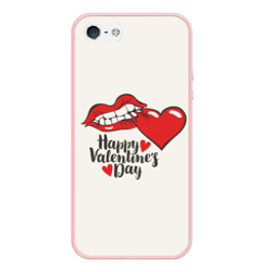 Чехол для iPhone 5/5S матовый Happy Valentine's Day