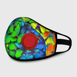 Маска из неопрена Радужные    бабочки