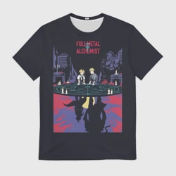 Мужская футболка 3D Стальной Алхимик