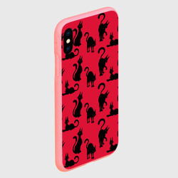 Чехол для iPhone XS Max матовый Коты - фото 2