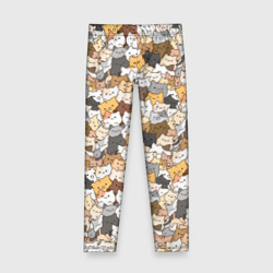 Детские леггинсы 3D Котики муркотики