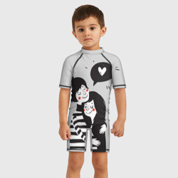 Детский купальный костюм 3D Любовь - фото 2