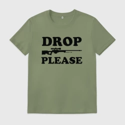 Мужская футболка хлопок Drop Please