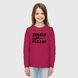 Детский лонгслив хлопок Drop Please - фото 2