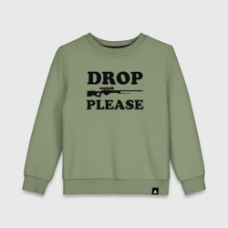 Детский свитшот хлопок Drop Please