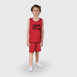 Детская пижама с шортами хлопок Drop Please - фото 2