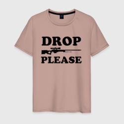 Мужская футболка хлопок Drop Please